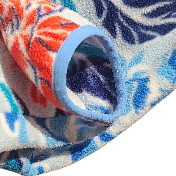 Patagonia Lightweight Synchilla Snap-T Pullover Blue Floral Size Medium - Picture 5 of 6